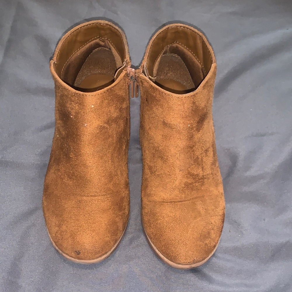 Cat & Jack Brown Suede Kids Boots